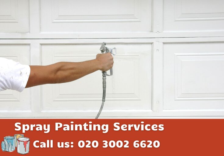 spray painting Mill Hill